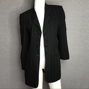 RENA LANGE Striped Jacket Size: 8